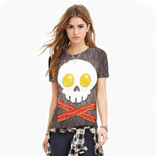 HD Skull Womens Tshirt