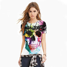 HD Skull Womens Tshirt