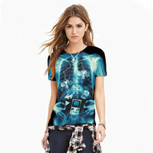 HD Skull Womens Tshirt