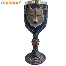 Double Wall Resin Stainless Steel 3D Skull Drinking Mug