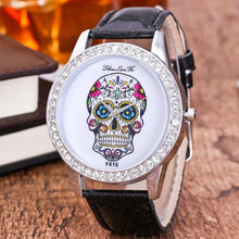 Diamond Look Skull Watch