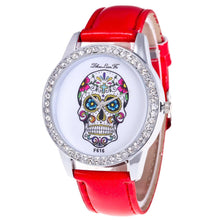 Diamond Look Skull Watch