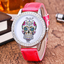 Diamond Look Skull Watch