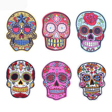 Punk Rock Skull Patches