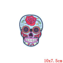 Punk Rock Skull Patches
