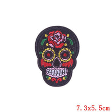 Punk Rock Skull Patches