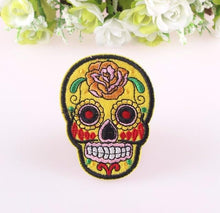 Punk Rock Skull Patches