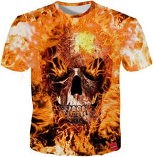 Skull Print Fashion Tshirt