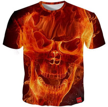 Skull Print Fashion Tshirt