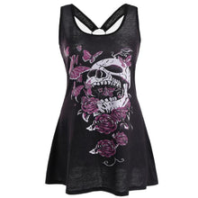 Plus Size Womens Skull Tank