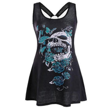 Plus Size Womens Skull Tank