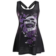 Plus Size Womens Skull Tank