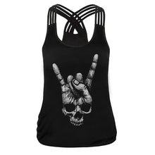 Womens Punk Skull Tank