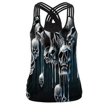 Womens Punk Skull Tank