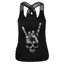 Womens Punk Skull Tank