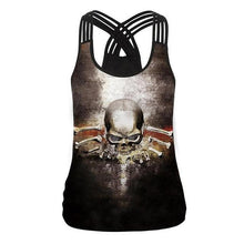 Womens Punk Skull Tank