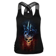 Womens Punk Skull Tank