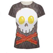 HD Skull Womens Tshirt