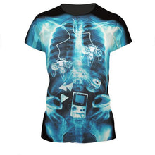 HD Skull Womens Tshirt