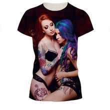 HD Skull Womens Tshirt
