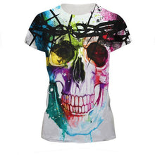 HD Skull Womens Tshirt