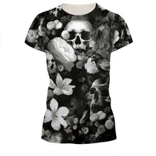 HD Skull Womens Tshirt